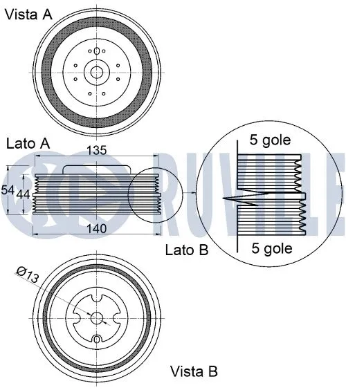Belt Pulley, crankshaft