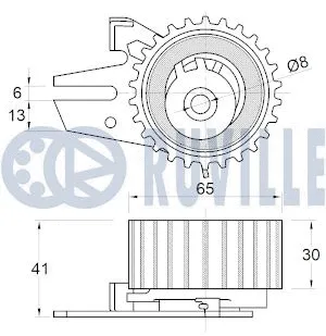 Tensioner Pulley, timing belt