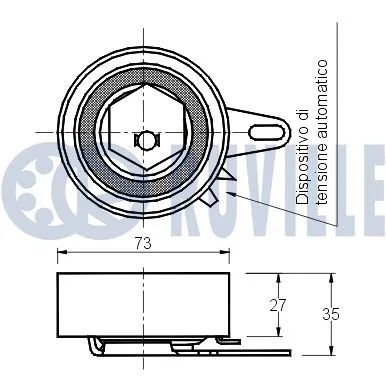 Tensioner Pulley, timing belt