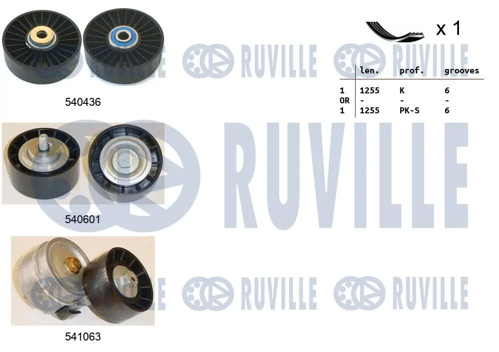 V-Ribbed Belt Set (570116)