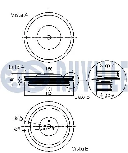 Belt Pulley, crankshaft