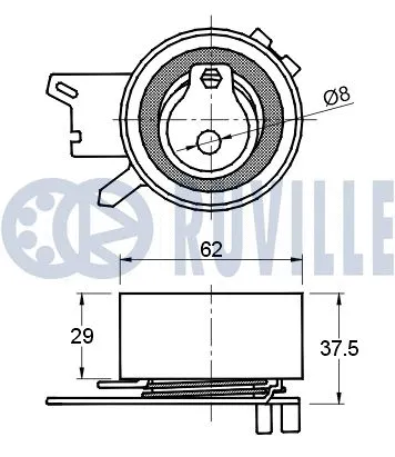 Tensioner Pulley, timing belt