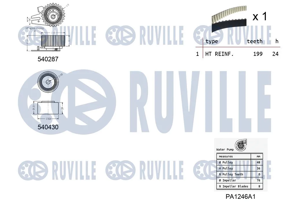 Water Pump & Timing Belt Kit