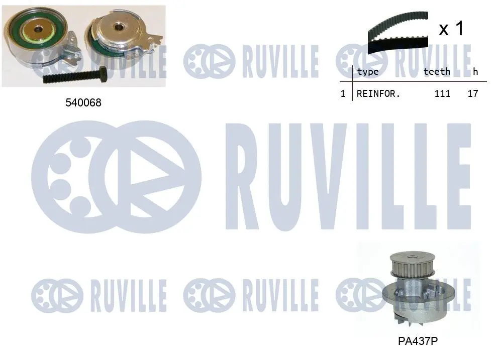 Water Pump & Timing Belt Kit (5500051)