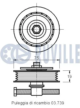 Belt Tensioner, V-ribbed belt