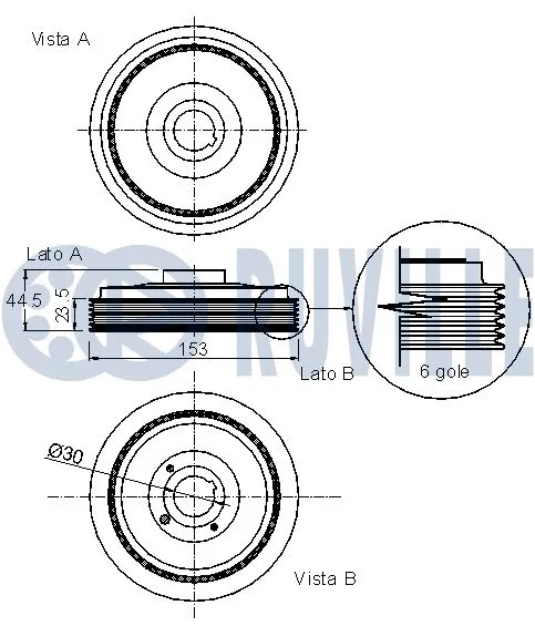 Belt Pulley, crankshaft