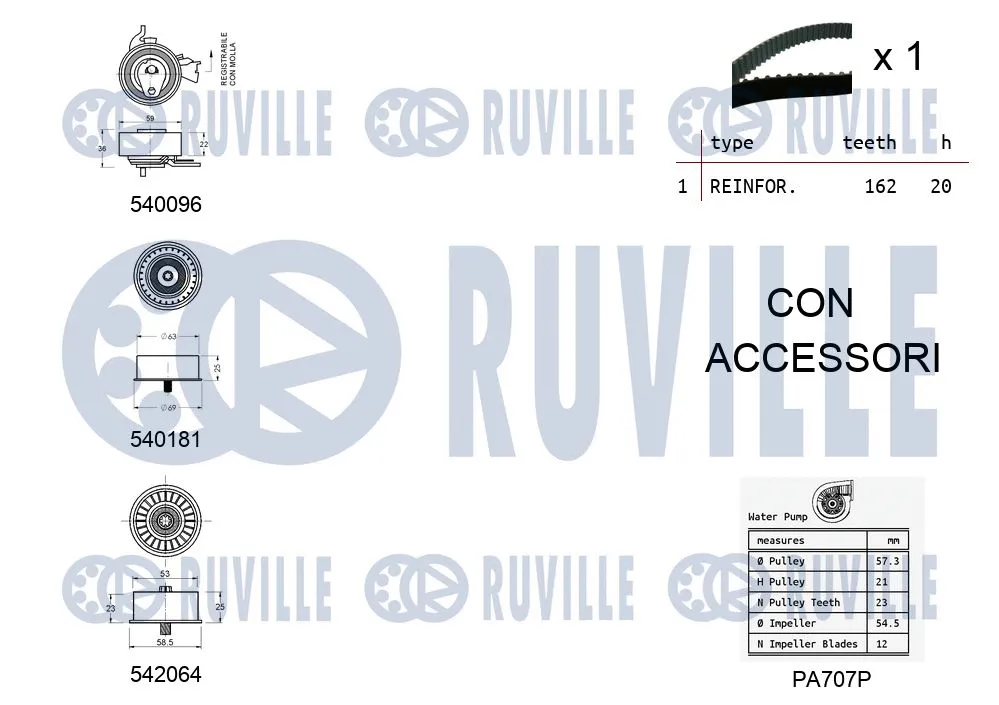 Water Pump & Timing Belt Kit