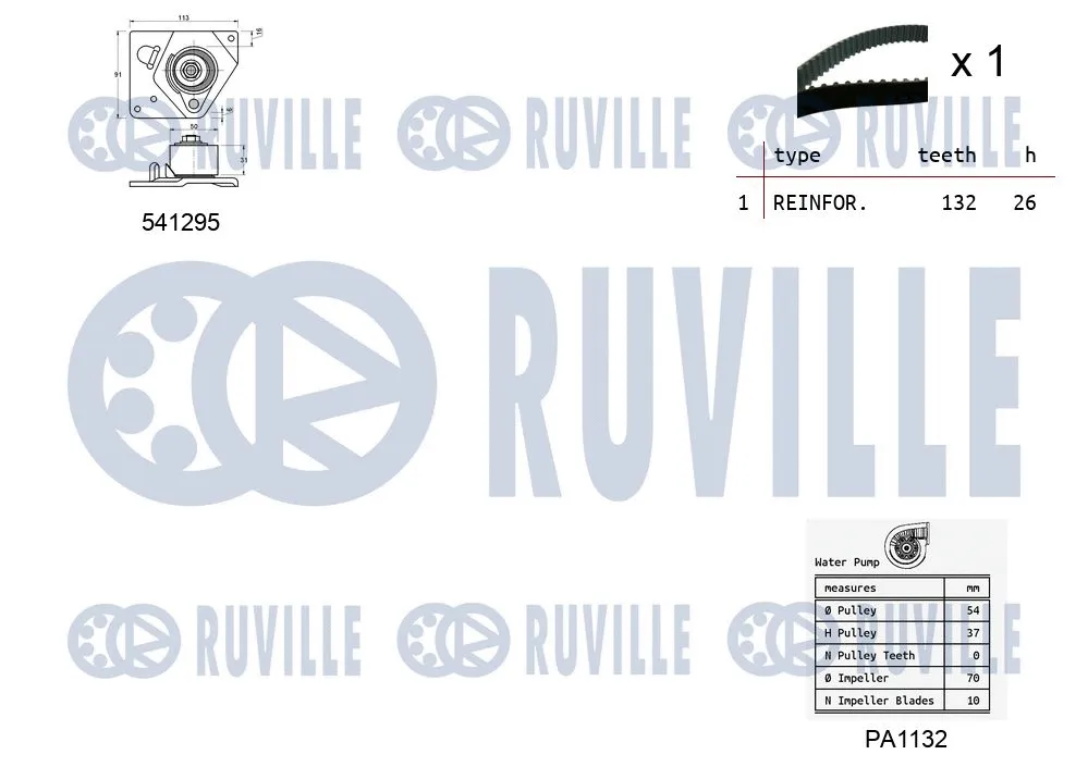Water Pump & Timing Belt Kit