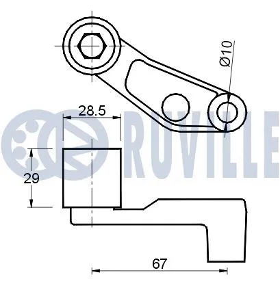 Deflection/Guide Pulley, timing belt