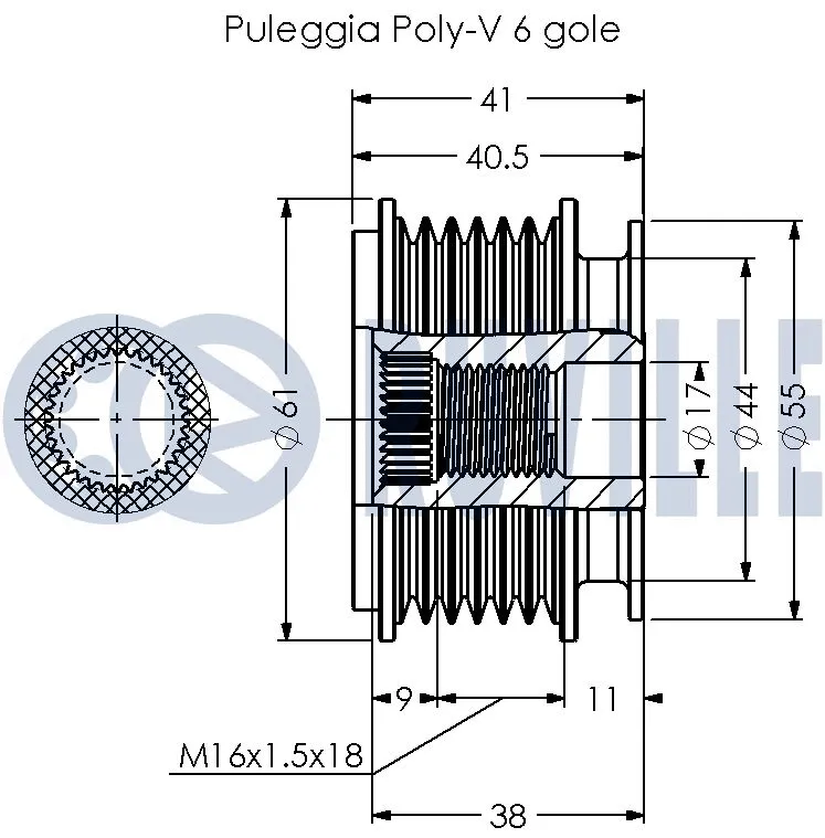 Alternator Freewheel Clutch