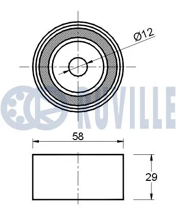 Deflection/Guide Pulley, timing belt