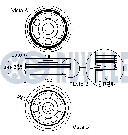 Belt Pulley, crankshaft