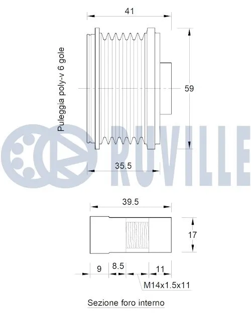Alternator Freewheel Clutch