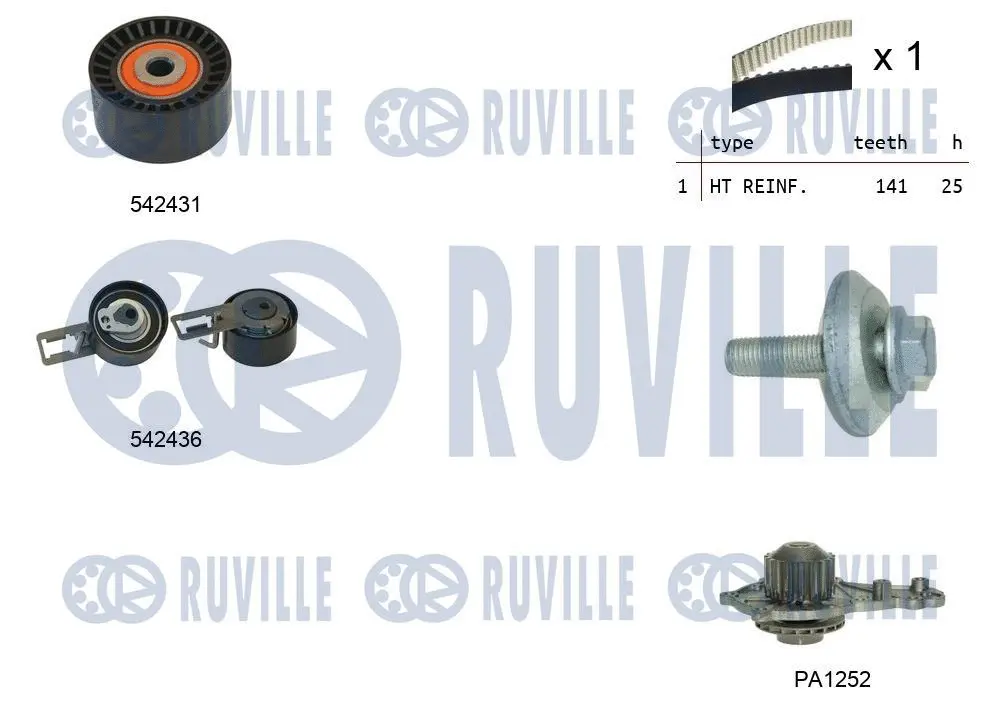 Water Pump & Timing Belt Kit (5503681)