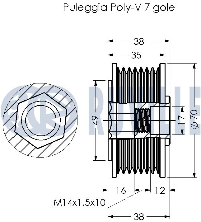 Alternator Freewheel Clutch