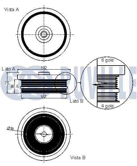 Belt Pulley, crankshaft