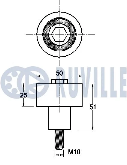 Deflection/Guide Pulley, timing belt