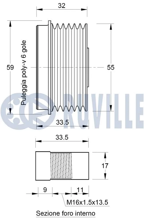Alternator Freewheel Clutch