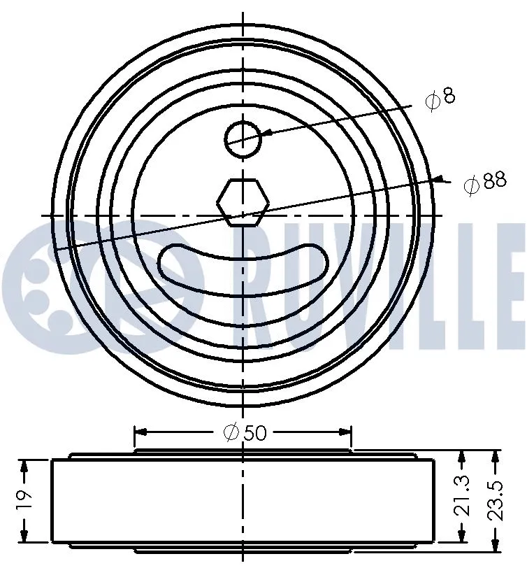 Belt Tensioner, V-ribbed belt