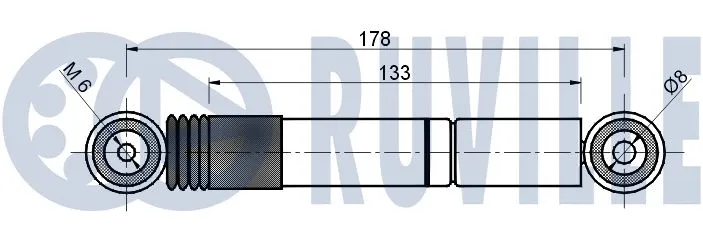 Vibration Damper, V-ribbed belt