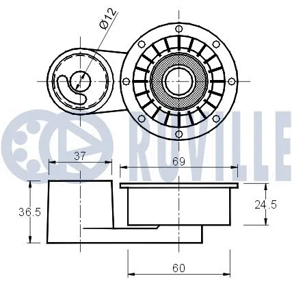 Tensioner Pulley, timing belt