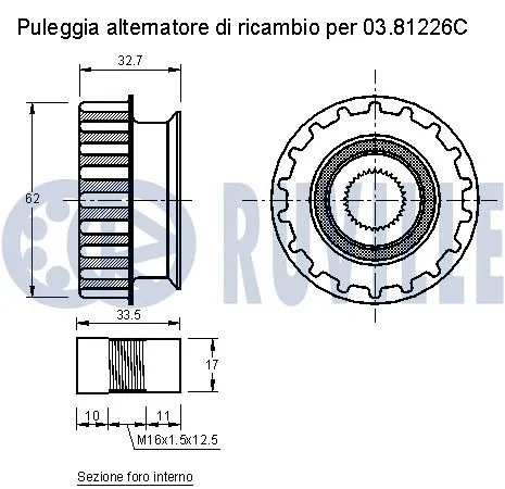 Alternator Freewheel Clutch