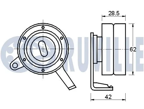 Tensioner Pulley, timing belt