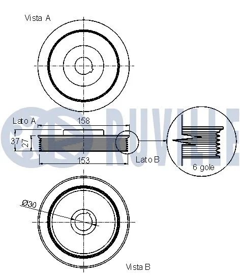 Belt Pulley, crankshaft
