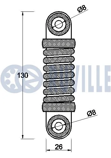 Vibration Damper, V-ribbed belt