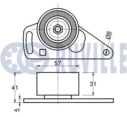 Tensioner Pulley, timing belt