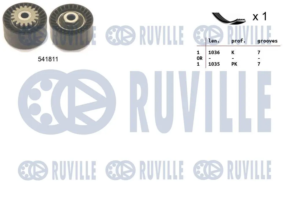 V-Ribbed Belt Set (570065)