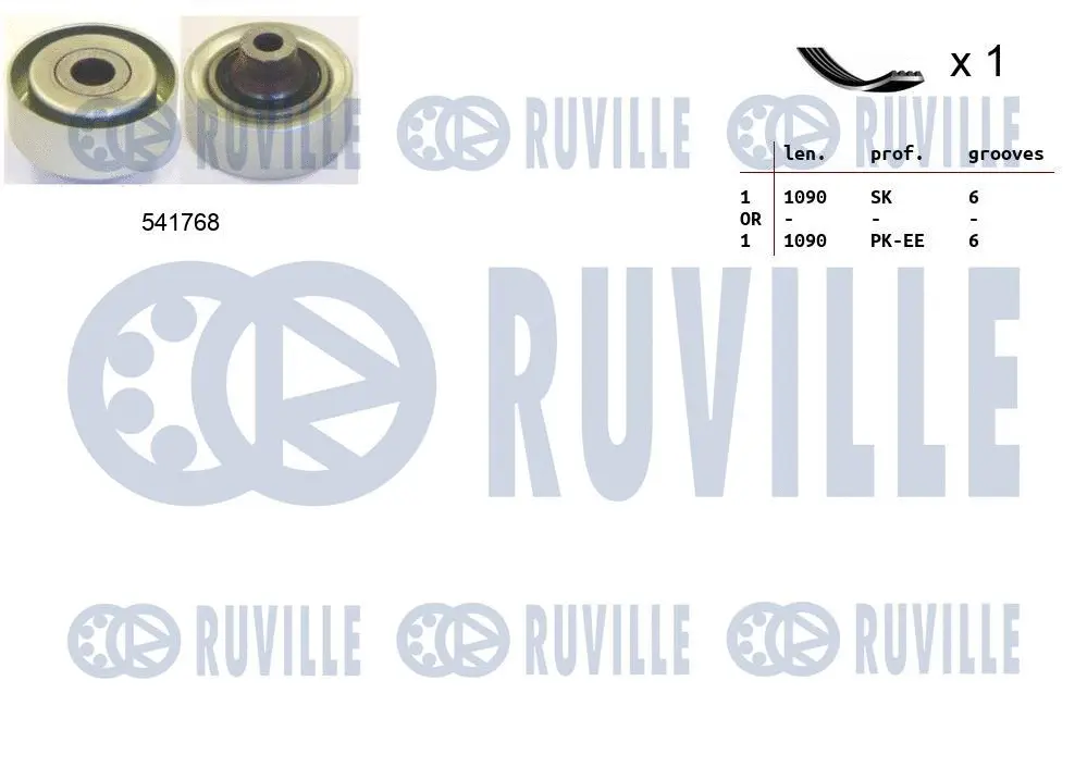 V-Ribbed Belt Set (570075)