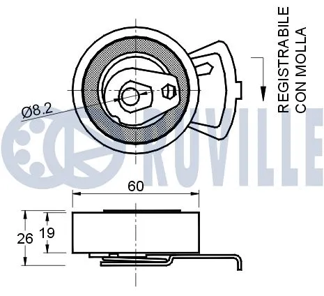 Tensioner Pulley, timing belt