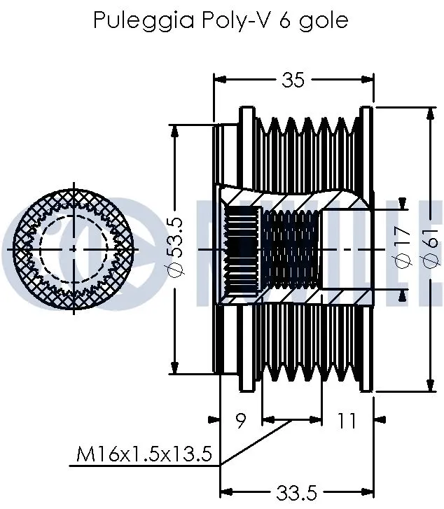 Alternator Freewheel Clutch