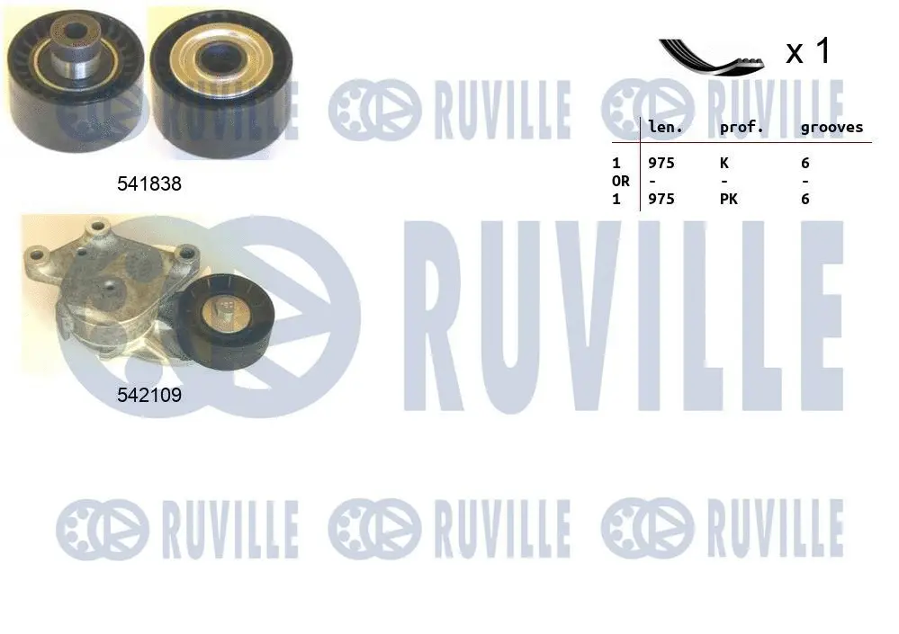 V-Ribbed Belt Set (570187)