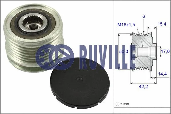 Water Pump, engine cooling (56838)