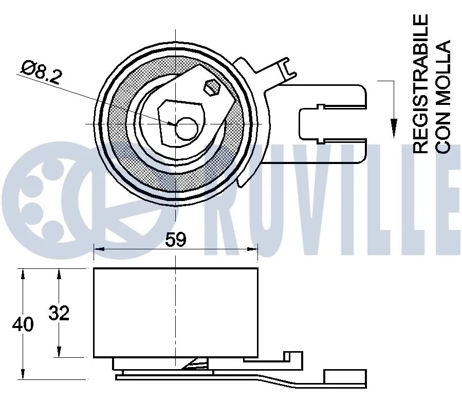 Tensioner Pulley, timing belt