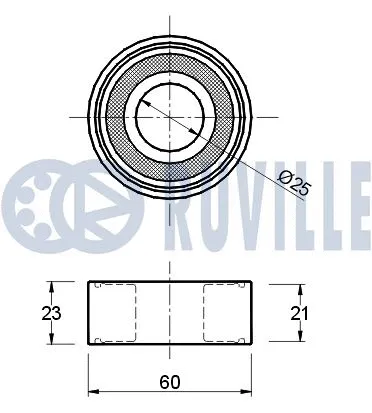 Deflection/Guide Pulley, timing belt