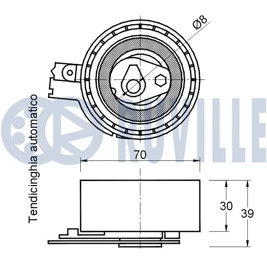 Tensioner Pulley, timing belt