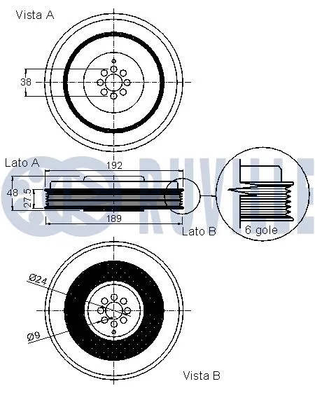 Belt Pulley, crankshaft