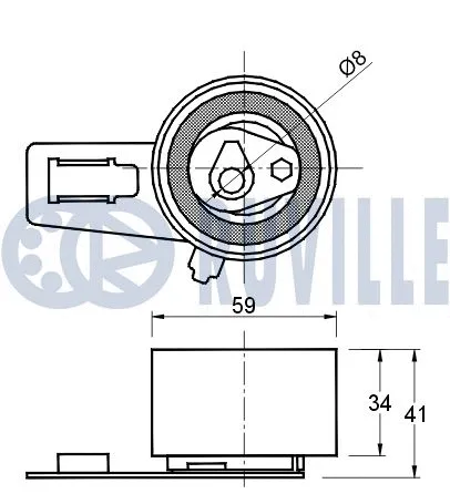 Tensioner Pulley, timing belt