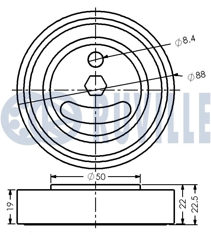 Belt Tensioner, V-ribbed belt