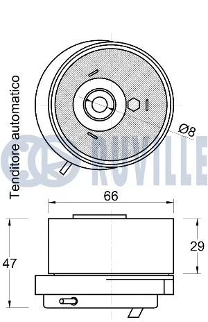 Tensioner Pulley, timing belt