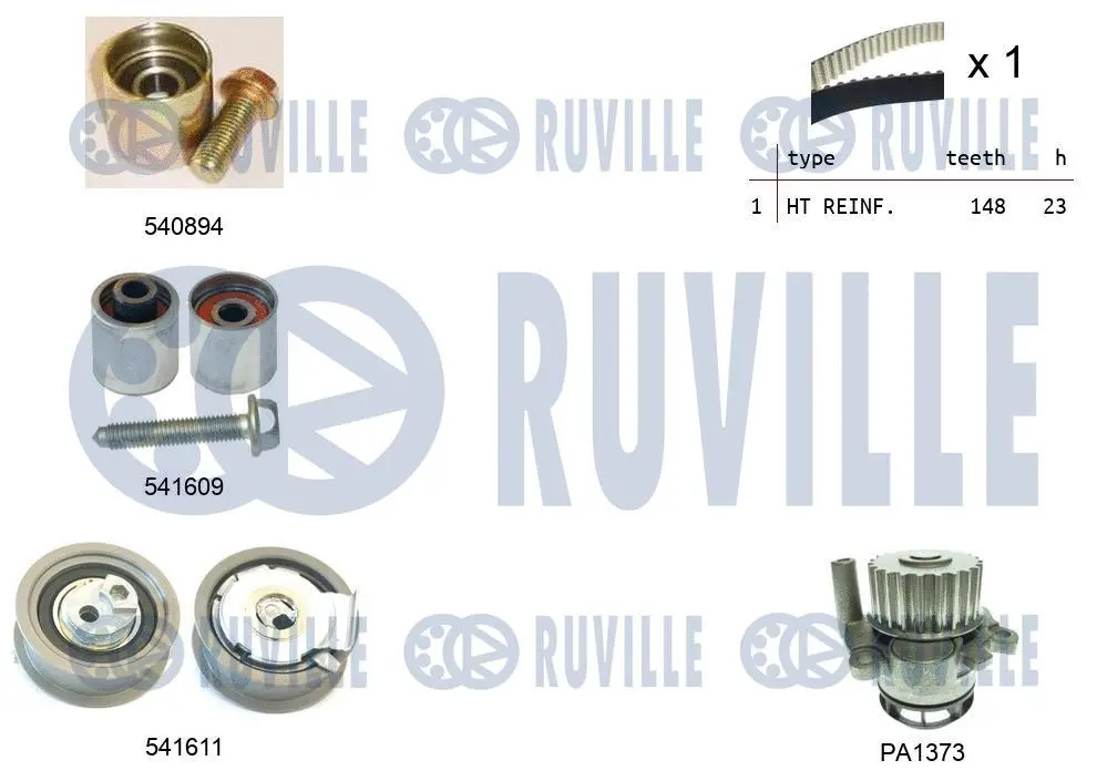 Water Pump & Timing Belt Kit (5503191)