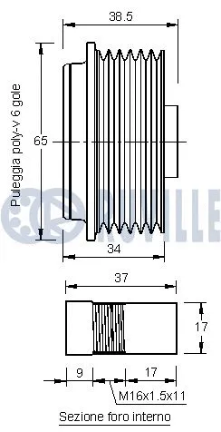 Alternator Freewheel Clutch