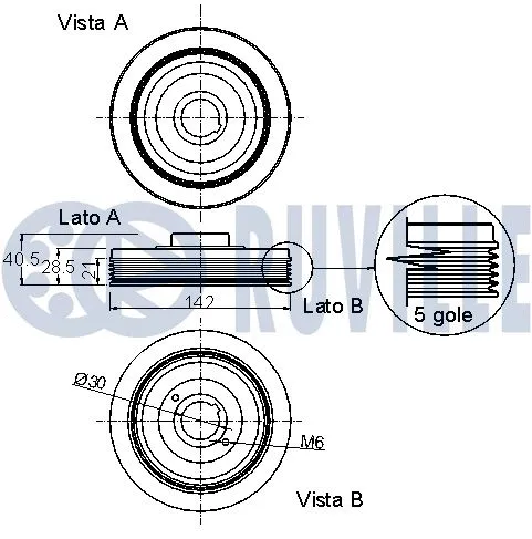 Belt Pulley, crankshaft