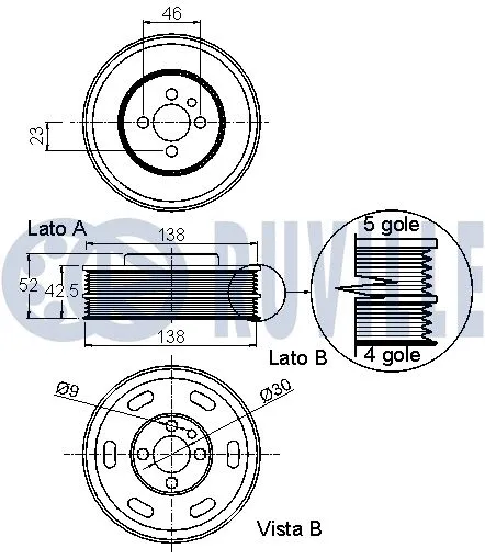Belt Pulley, crankshaft