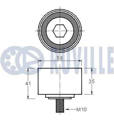 Deflection/Guide Pulley, timing belt