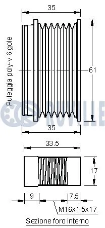 Alternator Freewheel Clutch