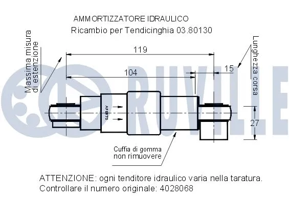 Vibration Damper, V-ribbed belt